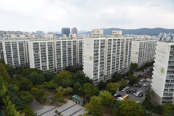 용인 수지 초입마을 전경