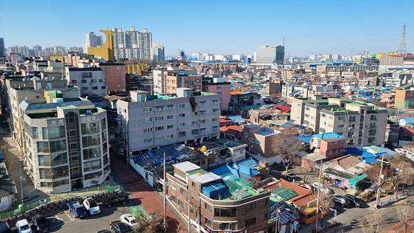 인천 화수화평구역 전경