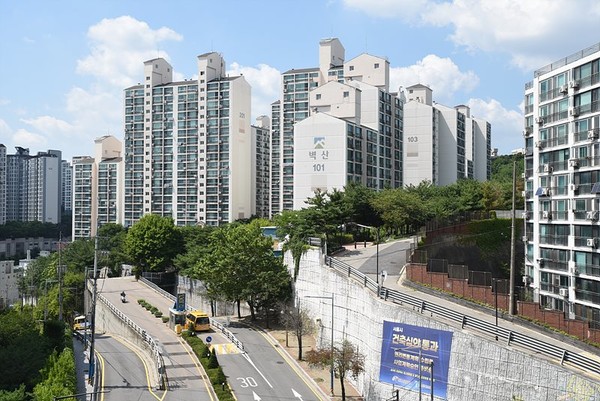 금호벽산아파트 전경