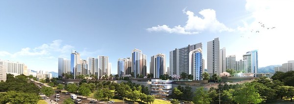 금호벽산아파트 예상 조감도