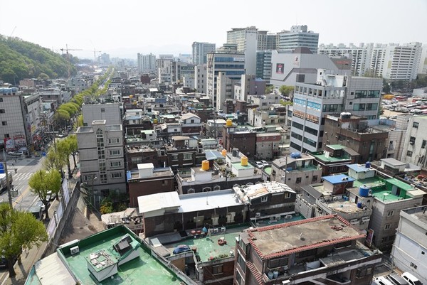 성남 중2구역 전경