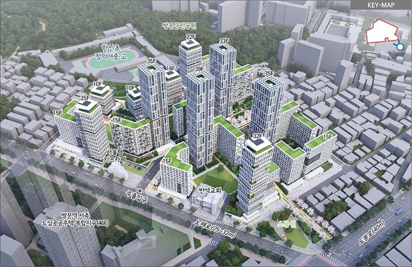 쌍문2구역 예상 조감도