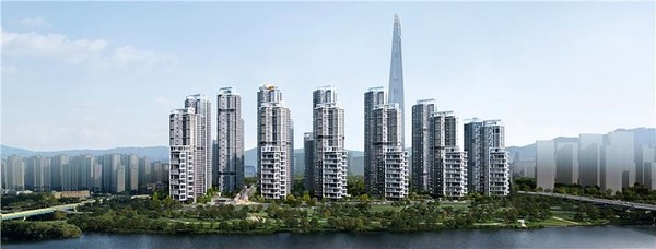 잠실 장미아파트 예상 조감도