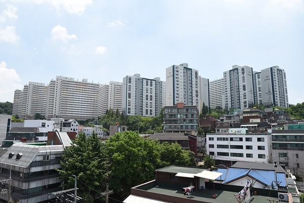 남산타운아파트 전경